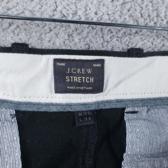 🚫SOLD🚫J Crew Mens Pants Black 30x30 100% Cotton Broken In Casual Chinos 484 - Picture 6 of 14